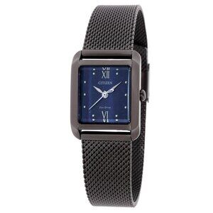 FX04341B NWT Citizen Fashion Ladies Eco-Drive Steel Authentic Watch